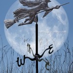 Whitehall Flying Witch Garden Weathervane